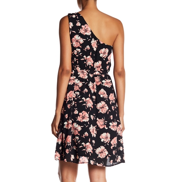 DR2 by Daniel Rainn One Shoulder Floral Dress - Picture 2 of 8